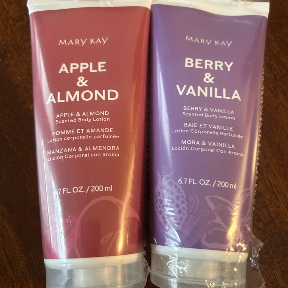 Mary Kay Apple & Almond + Berry & Vanilla Scented Body Lotion